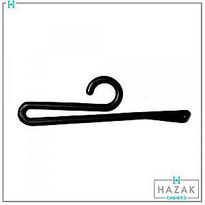 Cabide de plástico transparente Cabide de plástico transparente