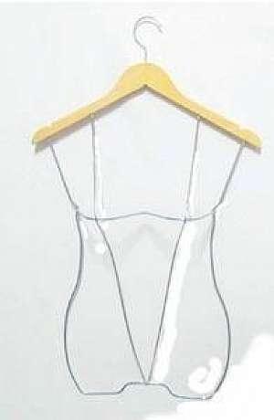 cabide silhueta 3D cabide silhueta 3D